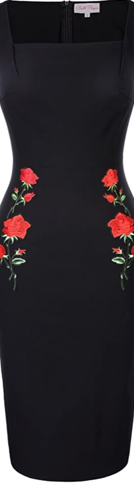 Vintage style midi dress